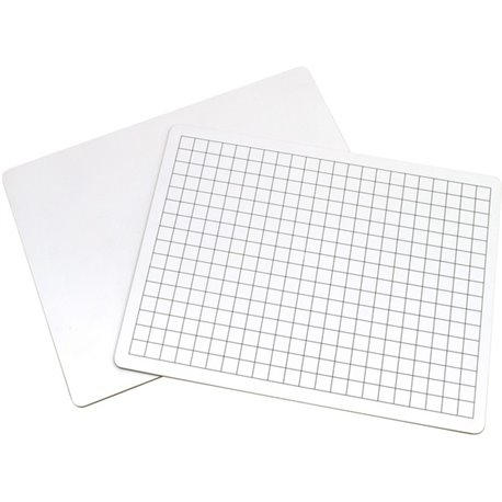 Pacon Dry-Erase Lapboard - 12" (1 ft) Width x 9" (0.8 ft) Height - White Melamine Surface - 25 / Pack