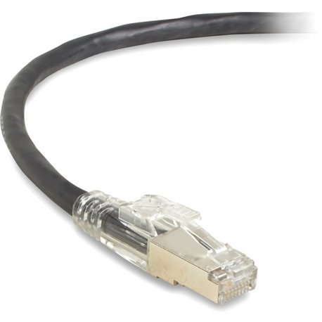 Black Box CAT6A 650-MHz Locking Snagless Patch Cable - 3 ft Category 6a Network Cable for Patch Panel, Network Device - First En