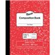 Pacon Composition Book - 24 Sheets - 48 Pages - 9.8" x 7.5" - Red Marble Cover - Durable Cover, Soft Cover - 1 Each