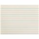 Zaner-Bloser Broken Midline Ruled Paper - Printed - 1.13" Ruled - 30 lb Basis Weight - 8" x 10 1/2" - White Paper - 500 / Ream