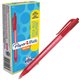 Paper Mate InkJoy 100 RT Pens - Medium Pen Point - 1 mm Pen Point Size - Retractable - Red - Translucent Barrel - 1 Dozen