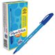 Paper Mate Inkjoy 100 ST Ballpoint Stick Pens - Medium Pen Point - 1 mm Pen Point Size - Blue - Translucent Barrel - 1 Dozen