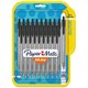 Paper Mate InkJoy 100 RT Pens - Medium Pen Point - 1 mm Pen Point Size - Retractable - Black - Translucent Barrel - 20 / Pack