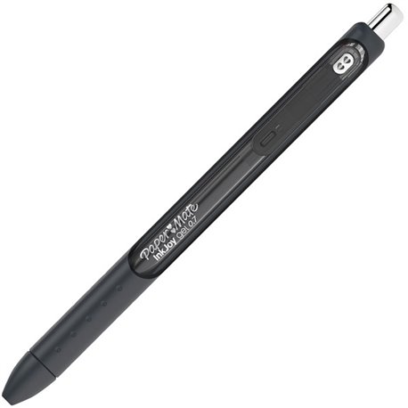 Paper Mate InkJoy Gel Pen - 0.7 mm Pen Point Size - Retractable - Black Gel-based Ink - Black Barrel - 10 / Pack