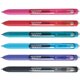 Paper Mate InkJoy Gel Pen - Medium Pen Point - 0.7 mm Pen Point Size - Retractable - Pink, Red, Teal, Bright Blue, Purple, Black