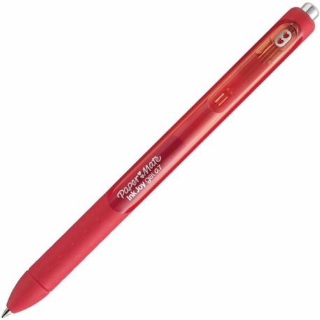 Paper Mate InkJoy Gel Pen - 0.7 mm Pen Point Size - Retractable - Red Gel-based Ink - Red Barrel - 1 Dozen