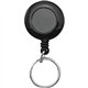 Advantus Clip-on Ring Retractable ID Reel - 12 / Box - Black - Sturdy