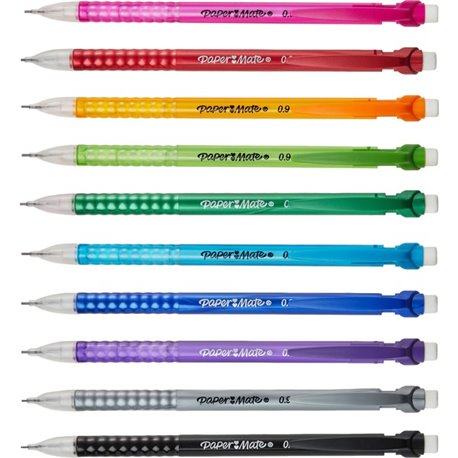 Paper Mate Write Bros. Strong Mechanical Pencils - 2 Lead - 0.9 mm Lead Diameter - 1 Dozen