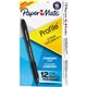 Paper Mate Profile Mechanical Pencils - 0.7 mm Lead Diameter - Refillable - Black Lead - Black Barrel - 1 Dozen