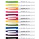 Paper Mate Flair Felt Tip Pens - Bold Pen Point - Assorted - 12 / Pack