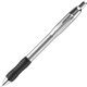 Paper Mate Profile Ballpoint Pen - 1 mm Pen Point Size - Retractable - Black - Stainless Steel Barrel - 1 Dozen