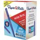 Paper Mate Medium Tip Capped Ball Point Pens - Medium Pen Point - Blue - 60 / Box