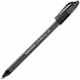 Paper Mate ComfortMate Triangular Ink Pens - Medium Pen Point - Black - Black Rubber Barrel - 1 Dozen