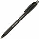 Paper Mate Comfort Mate Retractable Pens - Fine Pen Point - Retractable - Black - Rubber Barrel - 1 Dozen