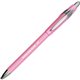 Paper Mate FlexGrip Pink Ribbon Retractable Pen - Medium Pen Point - Retractable - Black - Pink Rubber Barrel - 1 Dozen