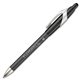 Paper Mate FlexGrip Elite Retractable Ballpoint Pens - Medium Pen Point - Refillable - Retractable - Black - Black Rubber Barrel