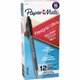 Paper Mate Flexgrip Ultra Retractable Pens - Medium Pen Point - Refillable - Retractable - Black Alcohol Based Ink - Rubber Barr