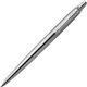 Parker Jotter Ballpoint Pen - Medium Pen Point - Refillable - Blue - Stainless Steel Stainless Steel Barrel - 1 Each