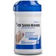 PDI Sani-Hands Instant Hand Sanitizing Wipes - 6" x 7.50" - White - 135 Per Canister - 1 Each