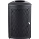 Safco Nook Indoor Waste Receptacle - 13 gal Capacity - Triangular - Durable, Powder Coated, Perforated, Corrosion Resistance, La