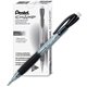 Pentel Champ Mechanical Pencils - 2 Lead - 0.5 mm Lead Diameter - Refillable - Black Barrel - 12 / Dozen