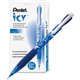 Pentel Icy Mechanical Pencil - 2 Lead - 0.7 mm Lead Diameter - Refillable - Blue Barrel - 1 Dozen