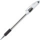 Pentel R.S.V.P. Ballpoint Stick Pens - Medium Pen Point - 1 mm Pen Point Size - Refillable - Black - Clear Barrel - 12 / Box