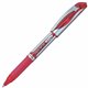 EnerGel EnerGel Deluxe Liquid Gel Pen - Medium Pen Point - 0.7 mm Pen Point Size - Refillable - Red Gel-based Ink - Silver Barre