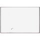 Lorell Signature Series Magnetic Dry-erase Markerboard - 72" (6 ft) Width x 48" (4 ft) Height - Coated Steel Surface - Silver, E