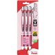 EnerGel EnerGel Pink BCA Ribbon RTX Liquid Gel Pens - Medium Pen Point - 0.7 mm Pen Point Size - Refillable - Retractable - Blac