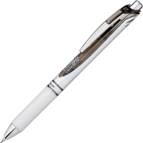 EnerGel EnerGel Pearl Retractable Liquid Gel Pen - Medium Pen Point - 0.7 mm Pen Point Size - Refillable - Retractable - Black G