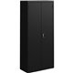 Lorell Fortress Series Slimline Storage Cabinet - 30" x 15" x 66" - 4 x Shelf(ves) - 720 lb Load Capacity - Durable, Welded, Non