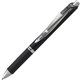 EnerGel Retractable Gel Roller Pen - 0.7 mm Pen Point Size - Retractable - Black Gel-based Ink - Black Barrel - Metal Tip - 1 Ea