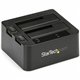 StarTech.com Dual-Bay USB 3.1 to SATA Hard Drive Docking Station, 2.5/3.5" SATA I/II/III, SSD/HDD Dock, USB Hard Drive Bay, Top-