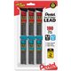 Pentel Super Hi-Polymer Lead Refills Value Pack - 0.5 mm, 0.7 mm Point - 2 - Black - Break Resistant - 6 / Pack