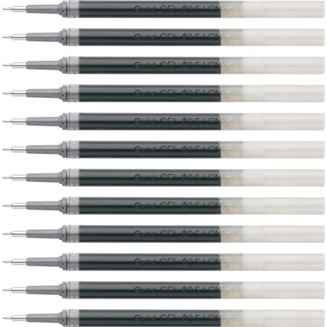 EnerGel Liquid Gel Pen Refill - 0.50 mm, Fine Point - Black Ink - Smudge Proof, Smear Proof, Quick-drying Ink, Glob-free, Smooth