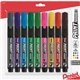 Pentel Opaque Bullet Tip Paint Markers - 0.3 mm Marker Point Size - Bullet Marker Point Style - Assorted - 9 / Pack