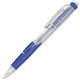 Pentel .7mm Twist-Erase Click Mechanical Pencil - 2 Lead - 0.7 mm Lead Diameter - Refillable - Transparent, Blue Barrel - 1 Each