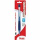 Pentel Quicker Clicker Automatic Pencils - 2 Lead - 0.7 mm Lead Diameter - Refillable - Transparent Blue Barrel - 1 Each