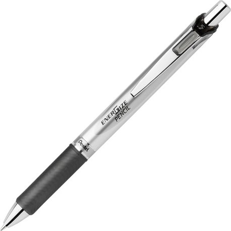 Pentel EnerGize Mechanical Pencils - 2 Lead - 0.5 mm Lead Diameter - Refillable - Black Barrel - 1 Dozen