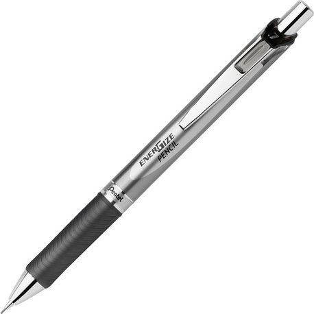 Pentel EnerGize Mechanical Pencils - 2 Lead - 0.7 mm Lead Diameter - Refillable - Black Barrel - 1 / Dozen