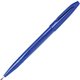 Pentel Fiber-tipped Sign Pens - Bold Pen Point - Blue Water Based Ink - Fiber Tip - 12 / Dozen