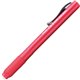 Pentel Rubber Grip Clic Eraser - Red - Pen - Refillable - 1 Each - Retractable, Latex-free Grip, Pocket Clip, Ghost Resistant, N