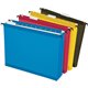 Pendaflex SureHook Letter Recycled Hanging Folder - 3 1/2" Folder Capacity - 8 1/2" x 11" - 3 1/2" Expansion - Poly - Blue, Red,