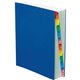 Pendaflex PressGuard Expadable 1-31 Index Desk File - 30 Printed Tab(s) - Digit - 1-30 - 30 Tab(s)/Set - Black, Blue Divider - M