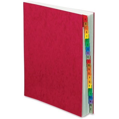 Pendaflex A-Z Oxford Desk File/Sorters - 20 Printed Tab(s) - Character - A-Z - Red Divider - Multicolor Mylar Tab(s) - Recycled 