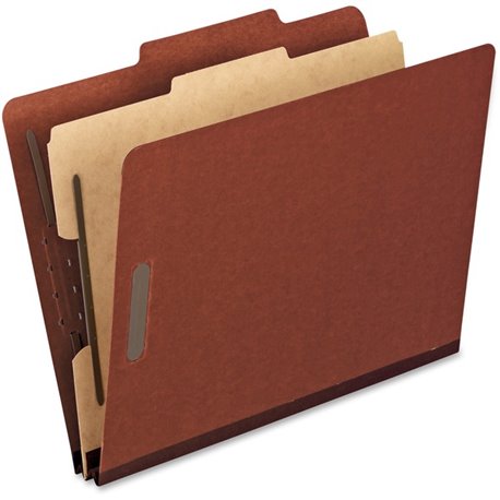 Pendaflex 2/5 Tab Cut Letter Recycled Classification Folder - 8 1/2" x 11" - 2" Expansion - 3 Fastener(s) - 2" Fastener Capacity