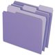 Pendaflex 1/3 Tab Cut Letter Recycled Top Tab File Folder - 8 1/2" x 11" - Top Tab Location - Assorted Position Tab Position - L