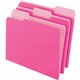 Pendaflex 1/3 Tab Cut Letter Recycled Top Tab File Folder - 8 1/2" x 11" - Top Tab Location - Assorted Position Tab Position - P