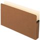 Pendaflex Legal Recycled File Pocket - 8 1/2" x 14" - 5 1/4" Expansion - Redrope, Fiber - Red Fiber - 30% Recycled - 10 / Box